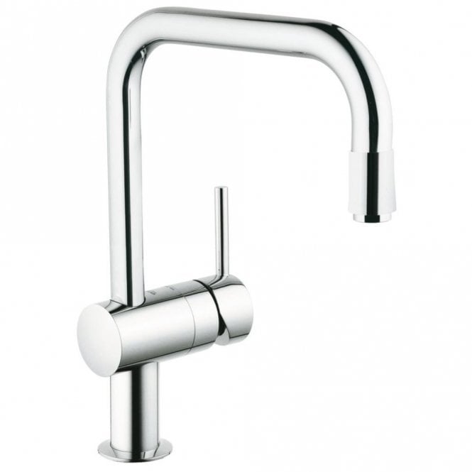 Grohe  Minta Mono Single lever Kitchen Sink Mixer Tap - Chrome
