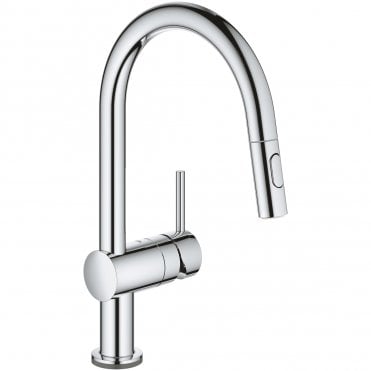 Grohe Minta Touch Electronic Kitchen Sink Mixer Tap With Pull Out Spray (Select Finish)