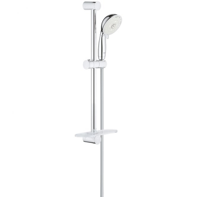 Grohe  New Tempesta Rustic Shower Rail Set With 4 Sprays Pattern - Chrome