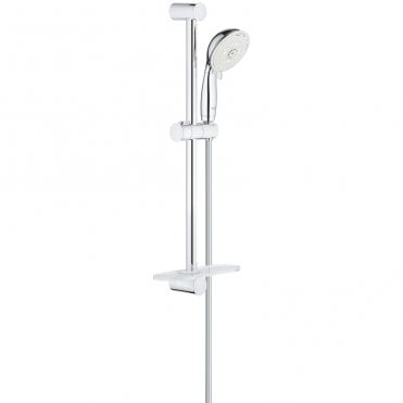 Grohe New Tempesta Rustic Shower Rail Set With 4 Sprays Pattern - Chrome