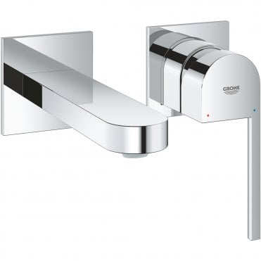 Grohe Plus 2 Hole S Size Basin Mixer Tap - Chrome