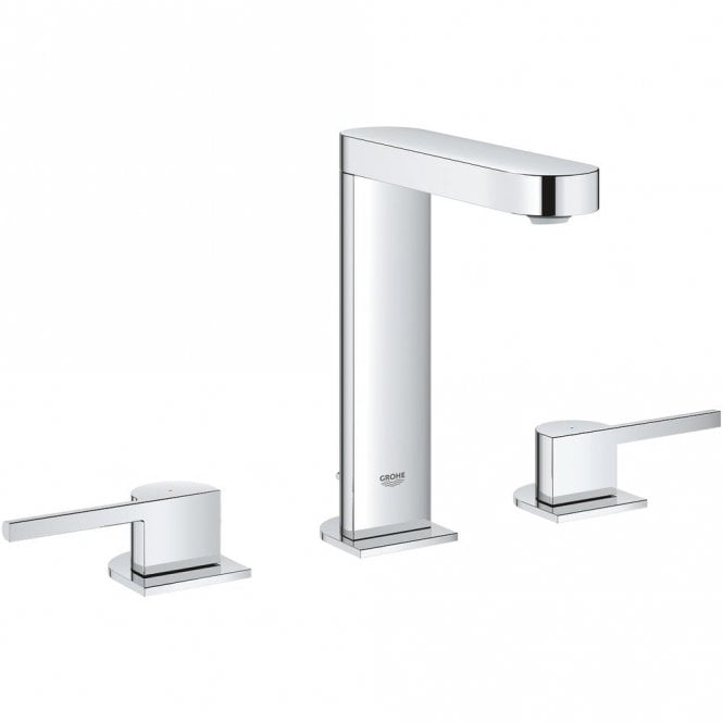 Grohe  Plus 3 Hole M Size Basin Mixer Tap With Pop Up Waste - Chrome
