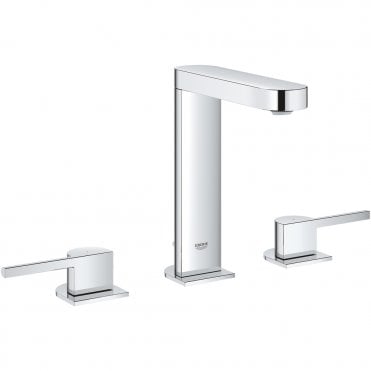 Grohe Plus 3 Hole M Size Basin Mixer Tap With Pop Up Waste - Chrome
