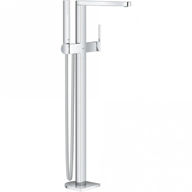 Grohe  Plus Floor Mounted Bath Shower Mixer Tap - Chrome
