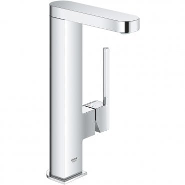 Grohe Plus L Size Basin Mixer Tap With Smooth Body And Pull Out - Chrome