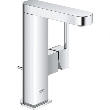 Grohe Plus M Size Basin Mixer Tap With Pop-Up Waste - Chrome