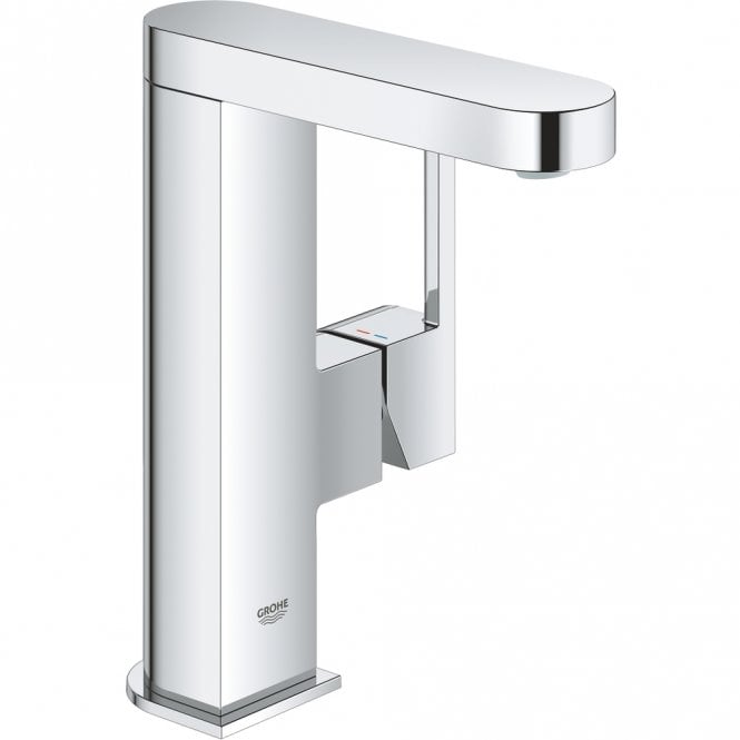 Grohe  Plus M Size Basin Mixer Tap With Push Open Pop Up Waste - Chrome