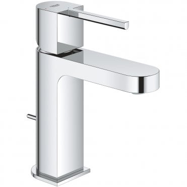Grohe Plus S Size Energy Saving Basin Mixer Tap With Pop-Up Waste - Chrome