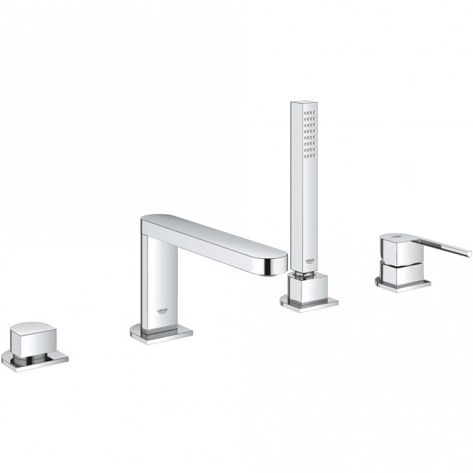 Grohe  Plus Single Lever 4 Tap Hole Bath Shower Mixer Tap - Chrome