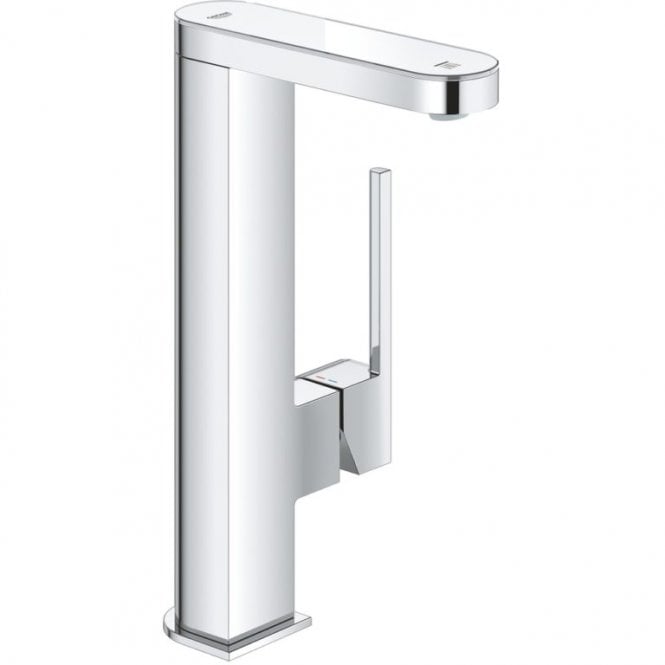 Grohe  Plus Single Lever L Size Basin Mixer Tap With LED Display - Chrome