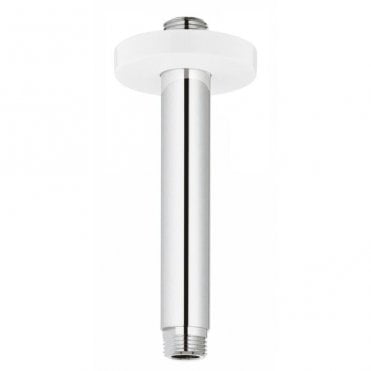 Grohe Rain shower Ceiling Shower Arm - 142mm Long - Moon white