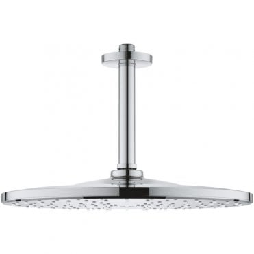 Grohe Rain shower Mono Ceiling Shower Head With Arm 9.5 Litre - Chrome