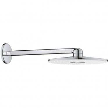 Grohe Rain shower Smart Active Shower Head With Arm - Moon White