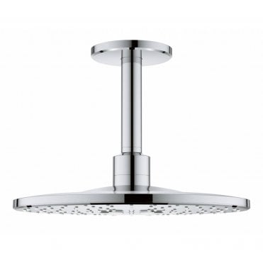 Grohe Rainshower 310 SmartActive Head Shower Set Ceiling 142mm 2 Spray Patterns - 26477000