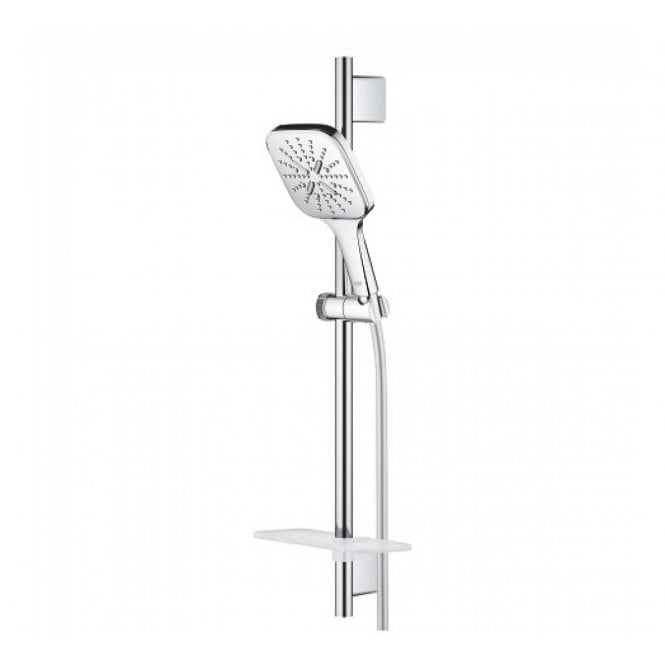 Grohe  Rainshower Smartactive 130 Cube Shower Rail Set 3 Sprays - 26584000