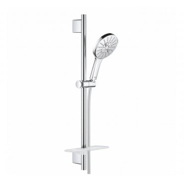 Grohe Rainshower Smartactive 130 Shower Rail Set 3 Sprays with 9.5 l/min flow limiter - 26575000