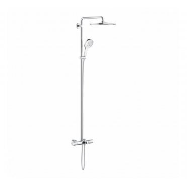 Grohe Rainshower Smartactive 310 Shower System With Bath Thermostat For Wall Mounting