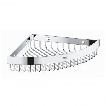 Grohe Selection Cube Large Corner Basket - Chrome