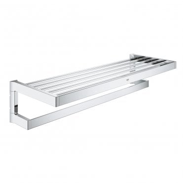 Grohe Selection Cube Multi Bath 600mm Towel Rack - Chrome