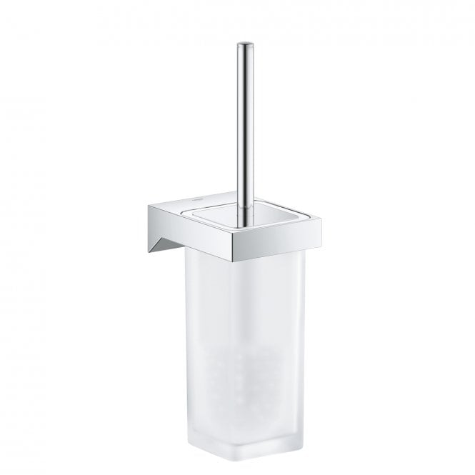 Grohe  Selection Cube Toilet Brush Set - Chrome