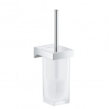 Grohe Selection Cube Toilet Brush Set - Chrome