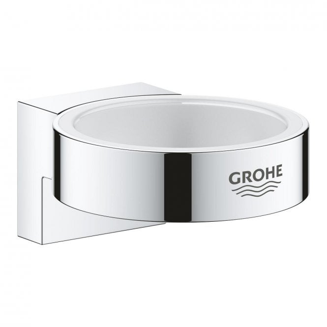 Grohe  Selection Glass/Soap Dish Holder - Chrome