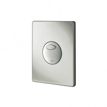 Grohe Skate Pneumatic WC Wall Dual Flush Plate - Matt Chrome