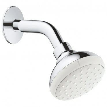 Grohe Tempesta 100mm Single Spray Shower Head - Chrome