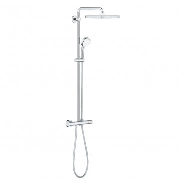 Grohe Tempesta 250 Cube Shower System - Chrome