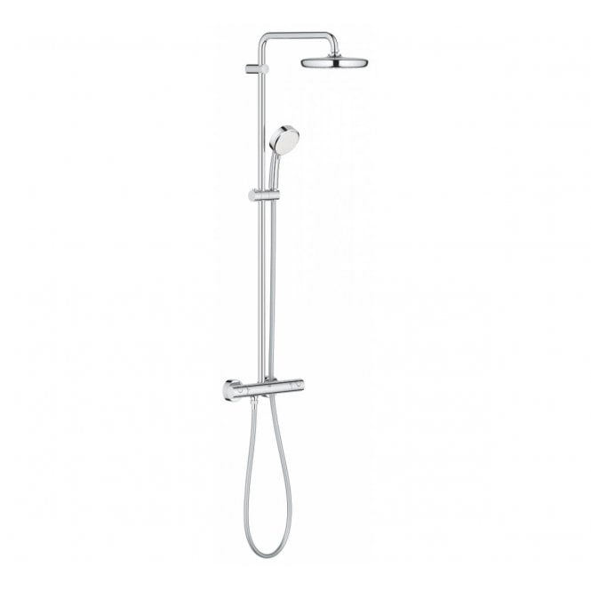Grohe  Tempesta Cosmopolitan System 210 With Thermostat For Wall Mounting - 26302001