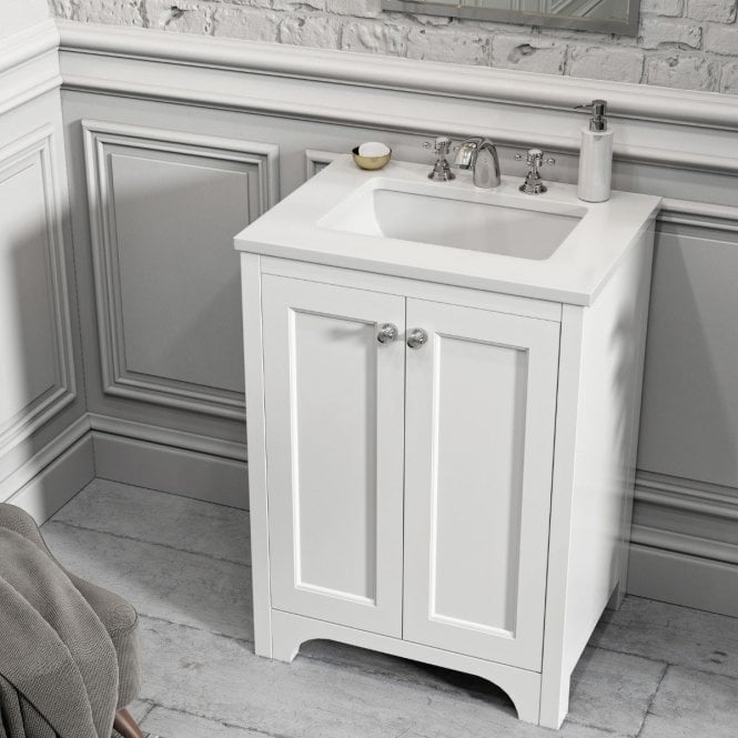 Buy Harrogate Brunswick 600mm Floorstanding Vanity Unit With Basin ...