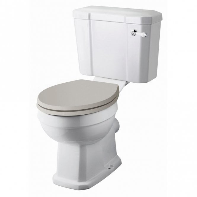 Harrogate  Close Coupled Toilet With Cistern And Soft Close Seat White