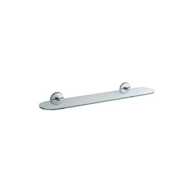 Inda  Colorella 600mm Glass Shelf Chrome