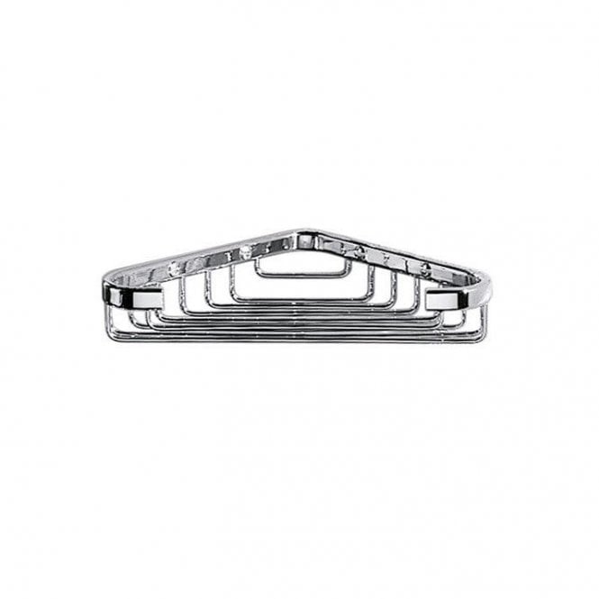 Inda  Colorella Corner Soap Basket Chrome