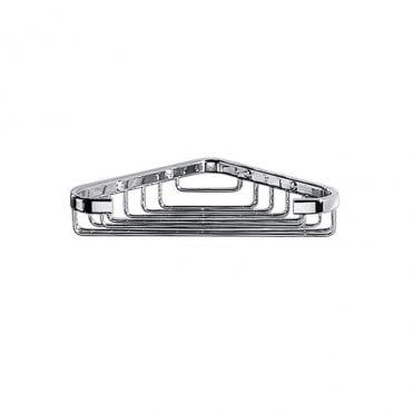 Inda Colorella Corner Soap Basket Chrome