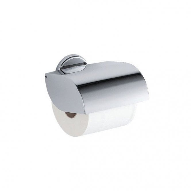 Inda  Colorella Covered Toilet Roll Holder Chrome