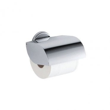 Inda Colorella Covered Toilet Roll Holder Chrome
