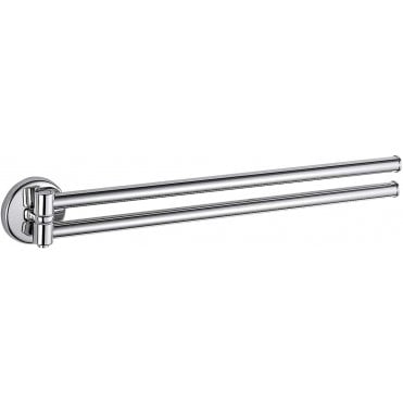 Inda Colorella Double Towel Rail Chrome