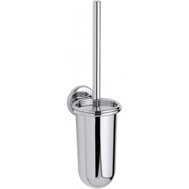 Inda Colorella Toilet Brush and Holder Chrome
