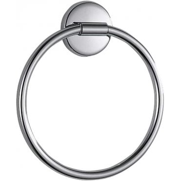 Inda Colorella Towel Ring Chrome