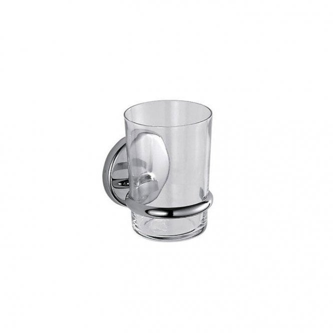 Inda  Colorella Tumbler and Holder Chrome