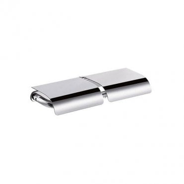Inda Ego DoubleToilet Roll Holder With Covered Chrome