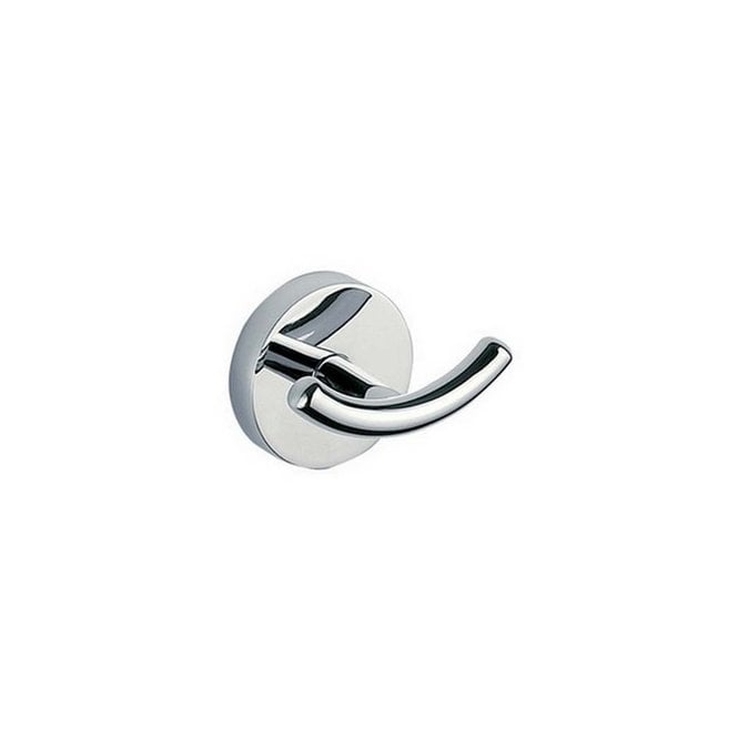 Inda  Forum Double Robe Hook Chrome