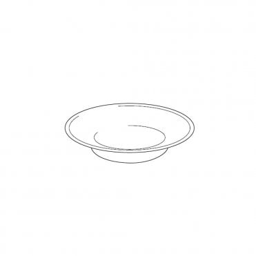 Inda Forum Soap Dish With Ring Support Chrome