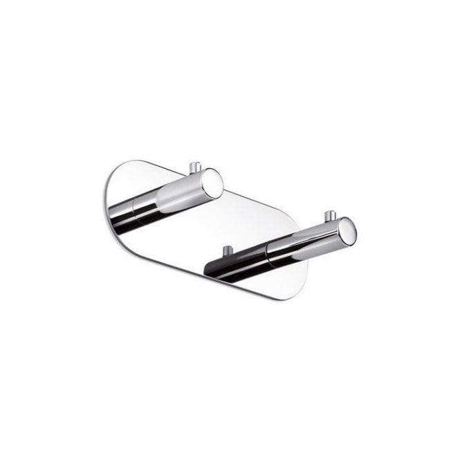 Inda  Gealuna Double Robe Hook Chrome
