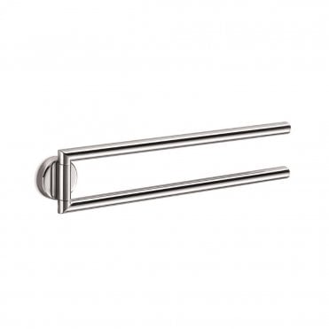 Inda Gealuna Swivel Towel Rail Chrome