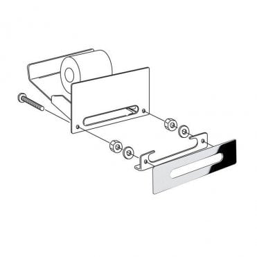 Inda Hotellerie Concealed Toilet Roll Holder Chrome