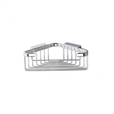Inda Hotellerie Deep Corner Soap Basket Chrome