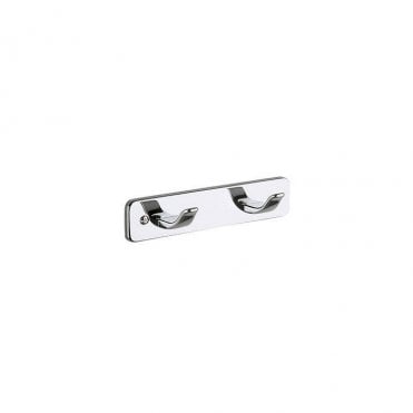 Inda Hotellerie Double Robe Hook 40mm x 190mm Chrome