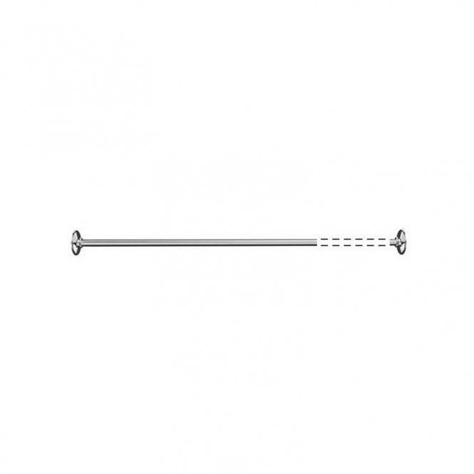 Inda  Hotellerie Extendable Shower Rail 60-90cm Long Chrome